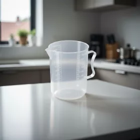 Mérőkancsó, 1 l, átlátszó skála, polipropilén