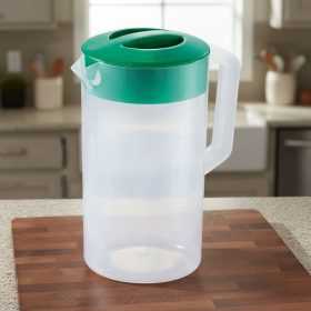 Kancsó zöld tetővel, mércés, 2,5 liter, polipropilén