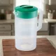 Kancsó zöld tetővel, mércés, 2,5 liter, polipropilén