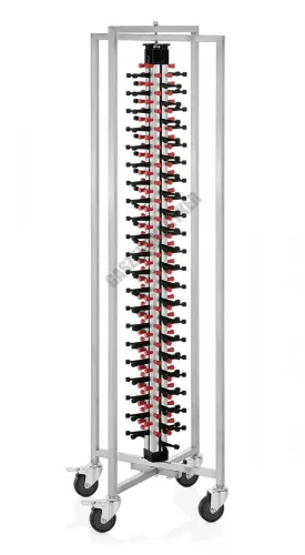 Tányértartó rendszer 84 tányérhoz, 65×59×188 cm