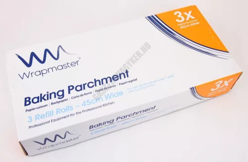 Wrapmaster sütőpapír, 45 cm×50 m, 3 tekercs/karton